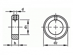 Stavěcí kroužek DIN 705A 25x40x16