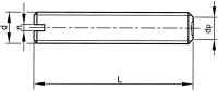 Šroub stavěcí plochý - drážka DIN 551 M4x10